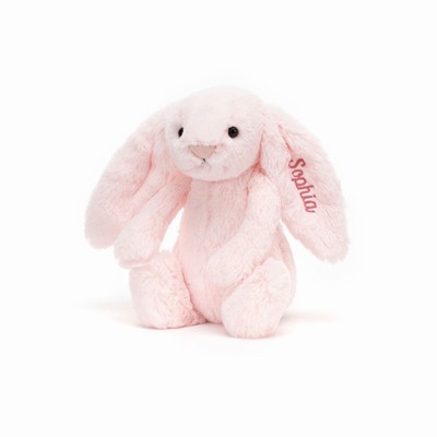 Jellycat Bashful Pink Konijn Medium | LS6584293